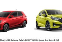 Daihatsu Ayla 1.2 R CVT ADS Vs Honda Brio Satya E CVT